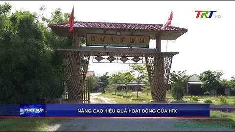 Nâng cao hiệu quả hoạt động của HTX