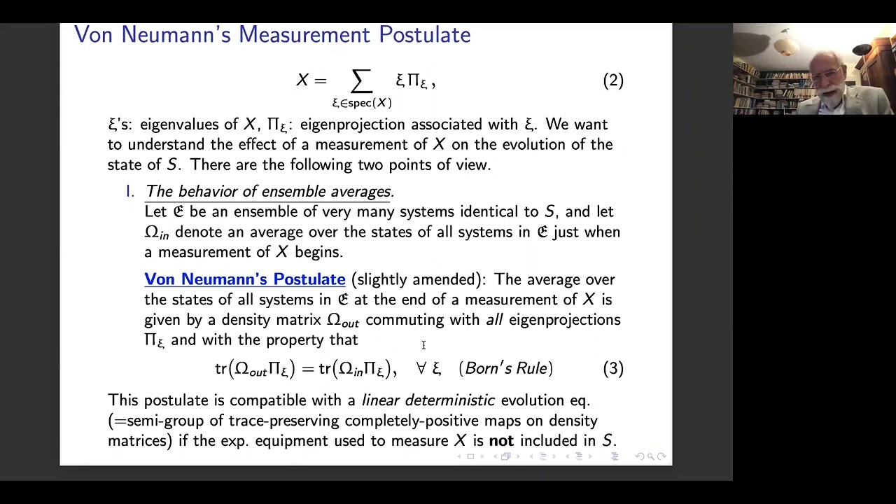Jürg Fröhlich: Quantum Mechanics as a Complete Theory (March 8, 2023)
