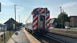 The Complete Metra Evening Rush Hour On The Alternate Schedule At Galewood On August 23, 2024