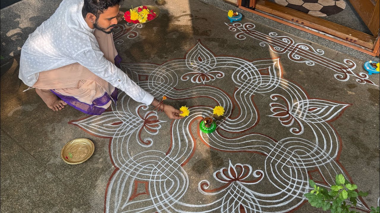 Day 9 shree vratham #muggulu #kolam Andal divyam thiruvadigale sharanam #margazhi #dhanurmasam 