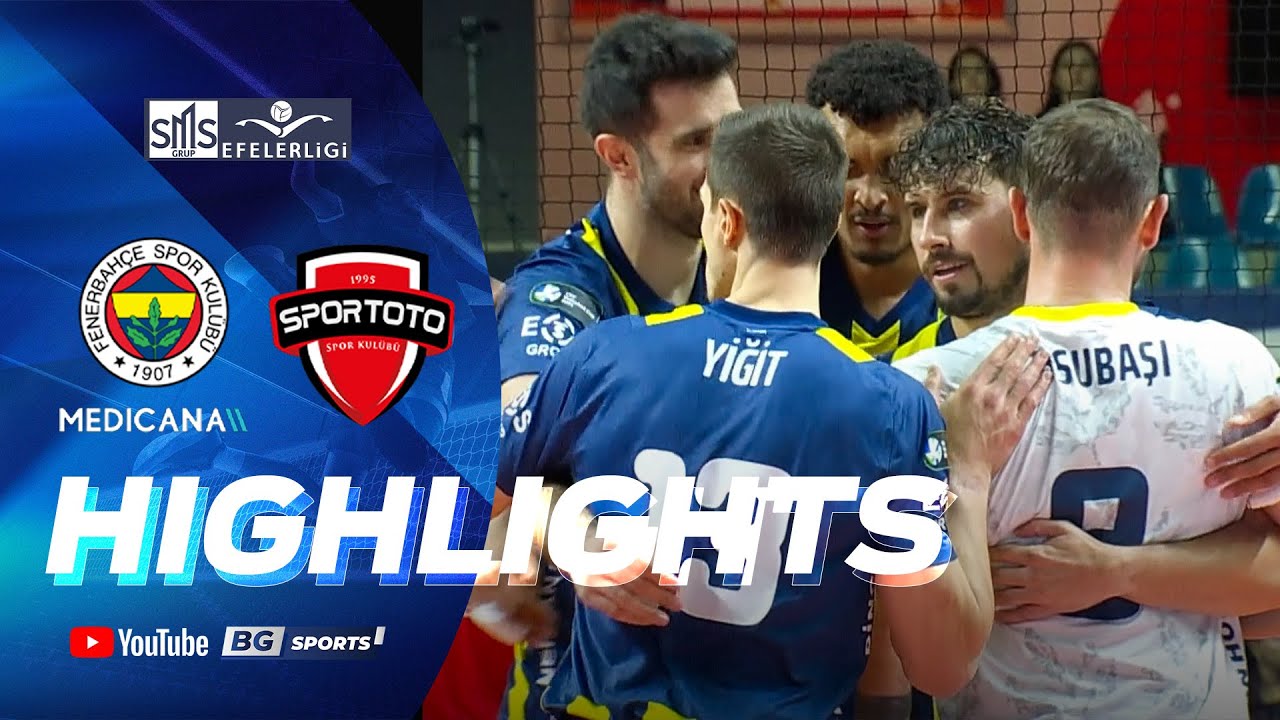 HIGHLIGHTS : Fenerbahçe Medicana vs Spor Toto | SMS Grup Efeler Ligi 2025/26 | 29.10.25