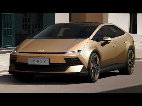 Hyundai Ioniq V поєднує крутий дах із гострими кутами