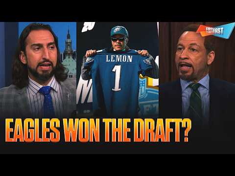 Thumbnail for Eagles, Commanders won NFL Draft, Malik Nabers questions Arvell Reese pick, Rams draft Ty Simpson 👀