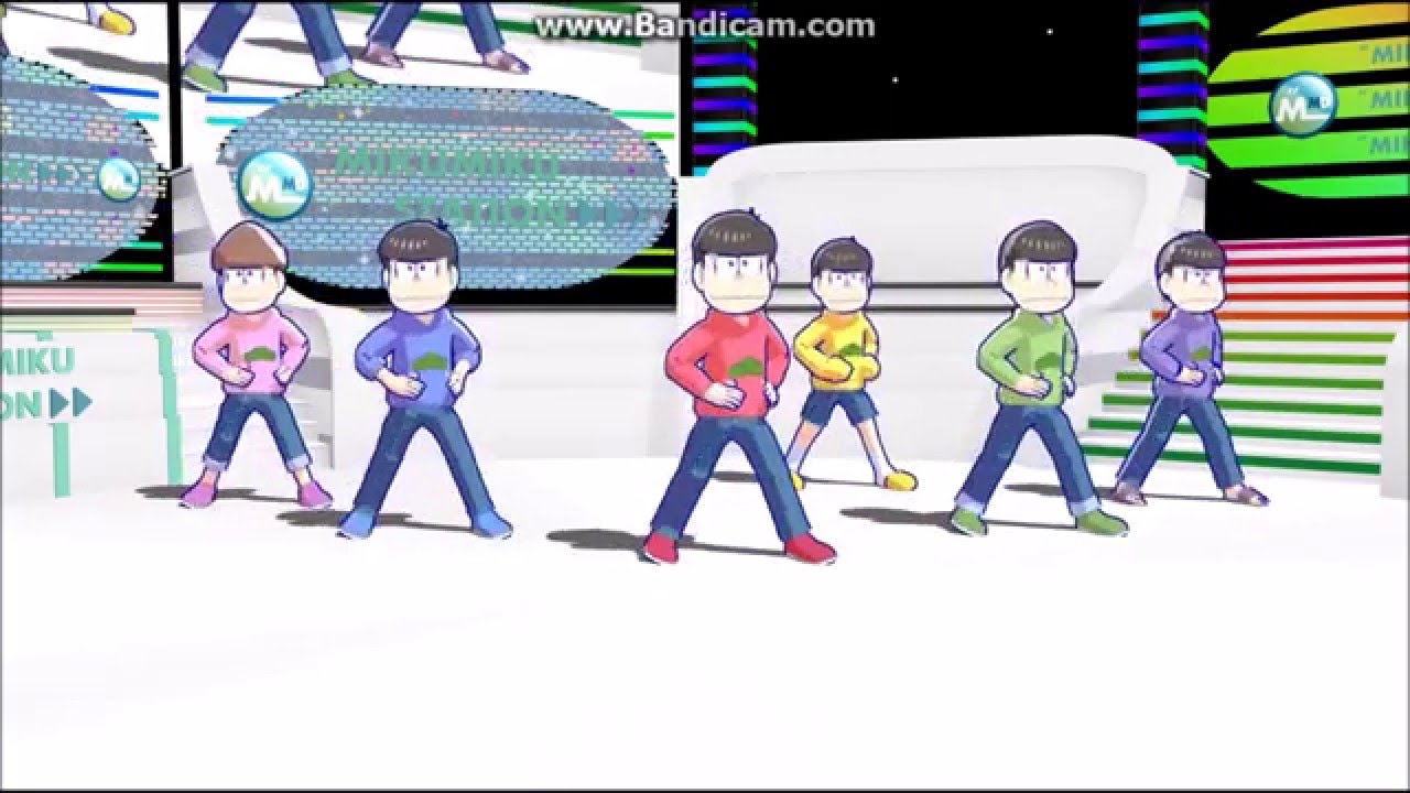 Mmd紅白踊合戦16 チルノのパーフェクトさんすう教室 おそ松さん 白組 Youtube