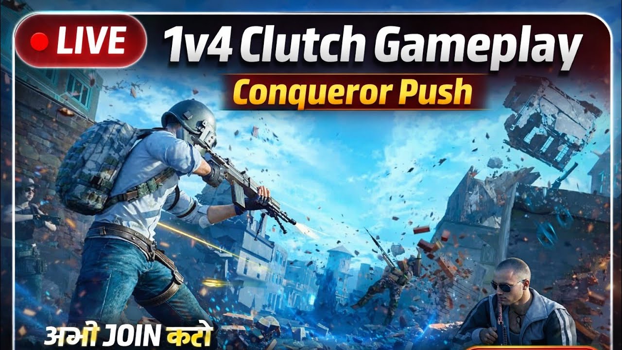 Dinu balesar009 is live!🔥 BGMI Gameplay | 1v4 Clutch Fight 😱 | Chicken Dinner 🐔🔥