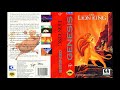 The Lion King all soundtracks Sega genesis/Mega drive