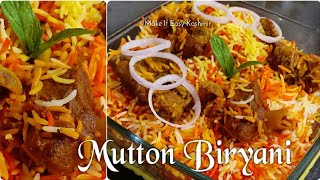 Restaurant Style Mutton Biryani || Flavourful and Easy Recipe @MakeItEasyKashmir