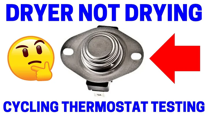 Gas Dryer Not Drying - How To Test The Cycling Thermostat In Seconds!