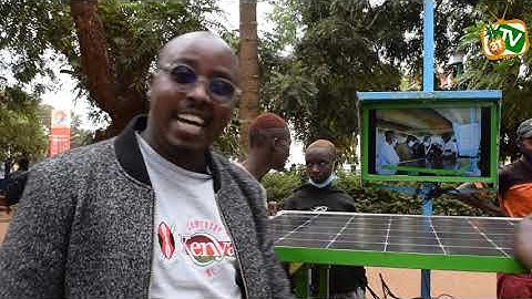 INNOVATION: A garbage bin with FREE WiFi, an inbuilt CCTV,  a smart screen and street lighting