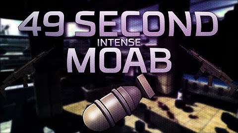 MW3: INTENSE 49 Second MOAB!