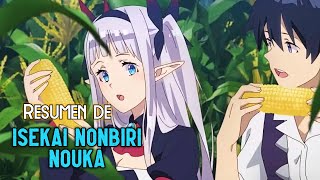 🔥 EL ANIME DE MINECRAFT  isekai nonbiri nouka RESUMEN CAP 1-4