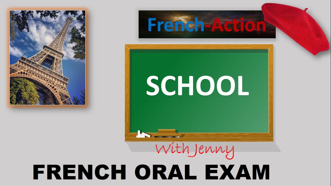 FRENCH ORAL EXAM CSEC A2 SCHOOL with Jenny at your fingertips YouTube