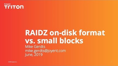 RAIDZ on-disk format vs. small blocks