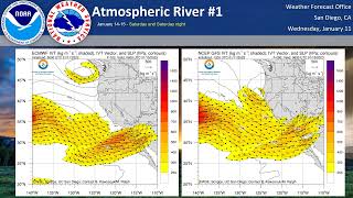 NWS San Diego - more precipitation for Southern California briefing for January 14-16