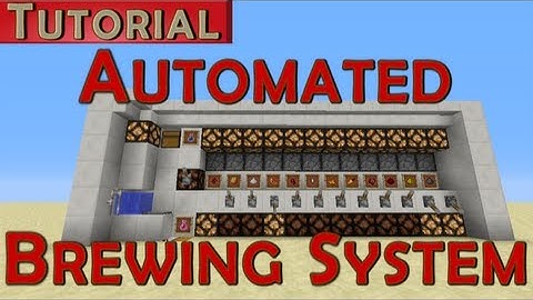 Minecraft Tutorial - Automated Potion Brewing System