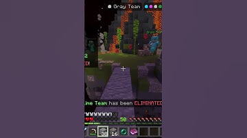 Minecraft The Hive Skywars Block Trap Funny Moment #shorts