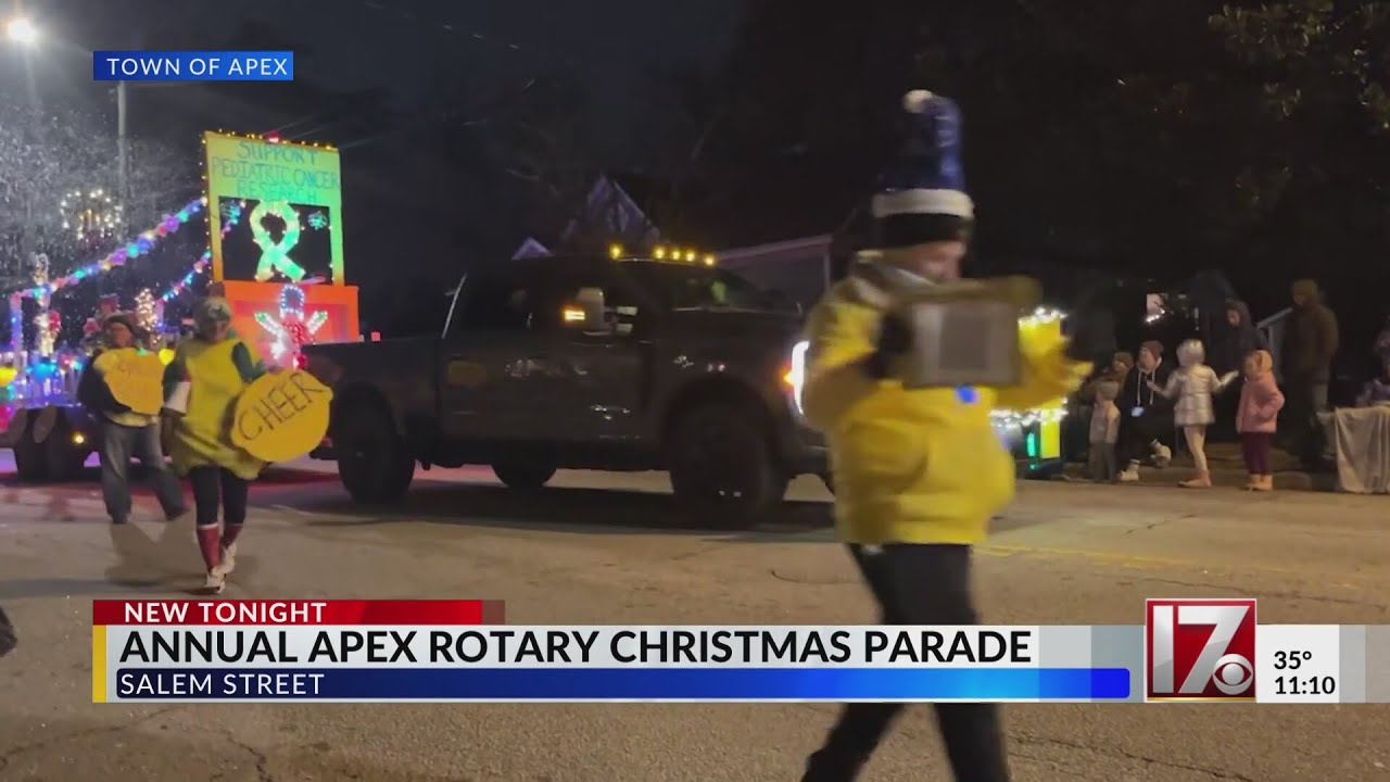 Apex hosts Rotary Christmas Parade
