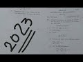 BCA || Mathematical foundation || (question paper 2023 )by KUK University
