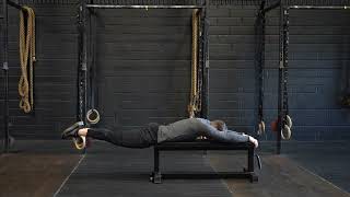 Flat Bench Reverse Hyper Iso Hold