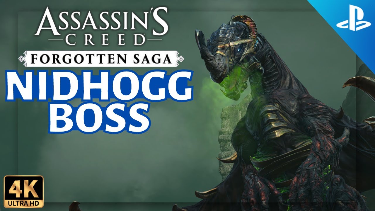 Forgotten Saga Assassin S Creed Valhalla Nidhogg Epic Boss Fight Youtube