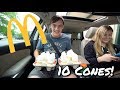 Ice Cream Challenge (10 CONES!!)