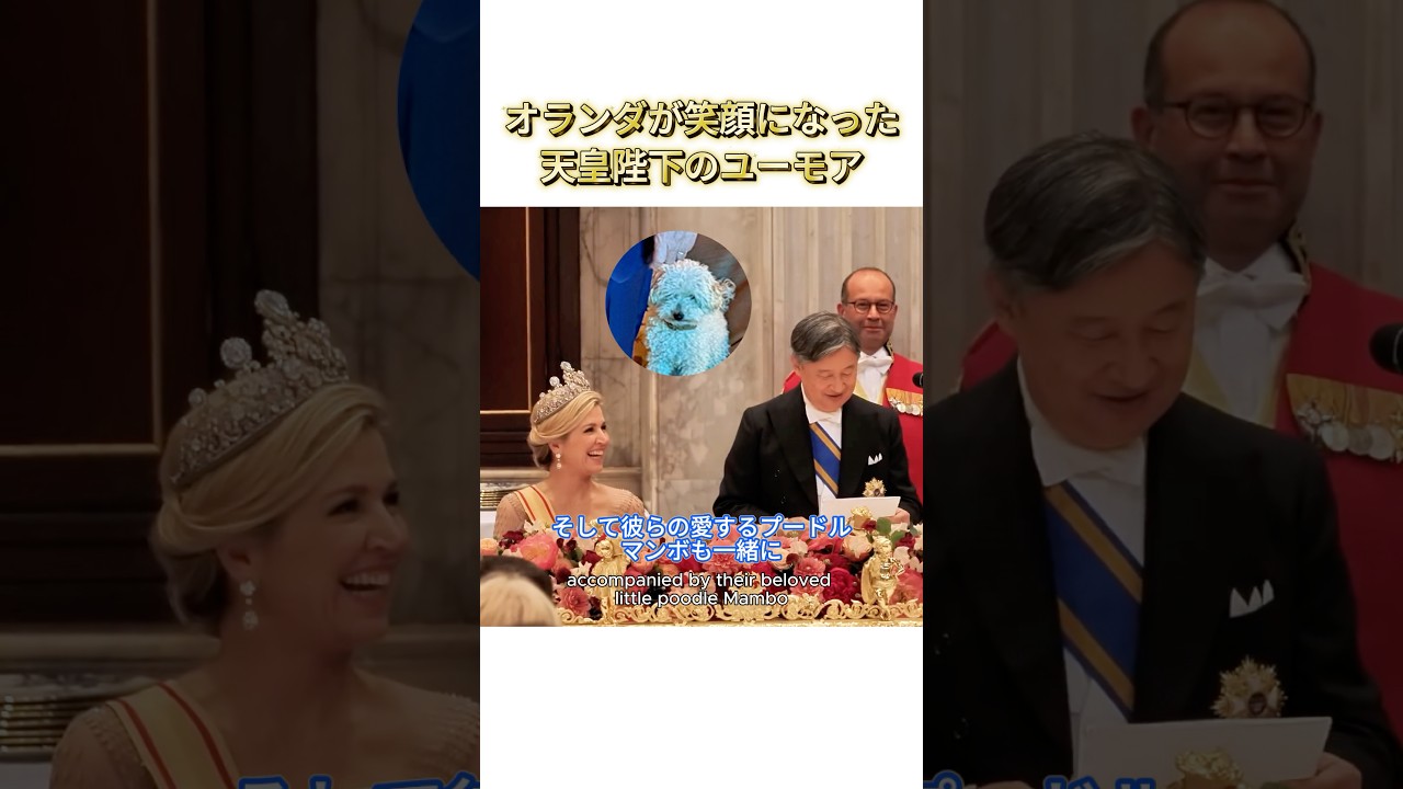 【天皇陛下】国賓晩餐会での温かいユーモア