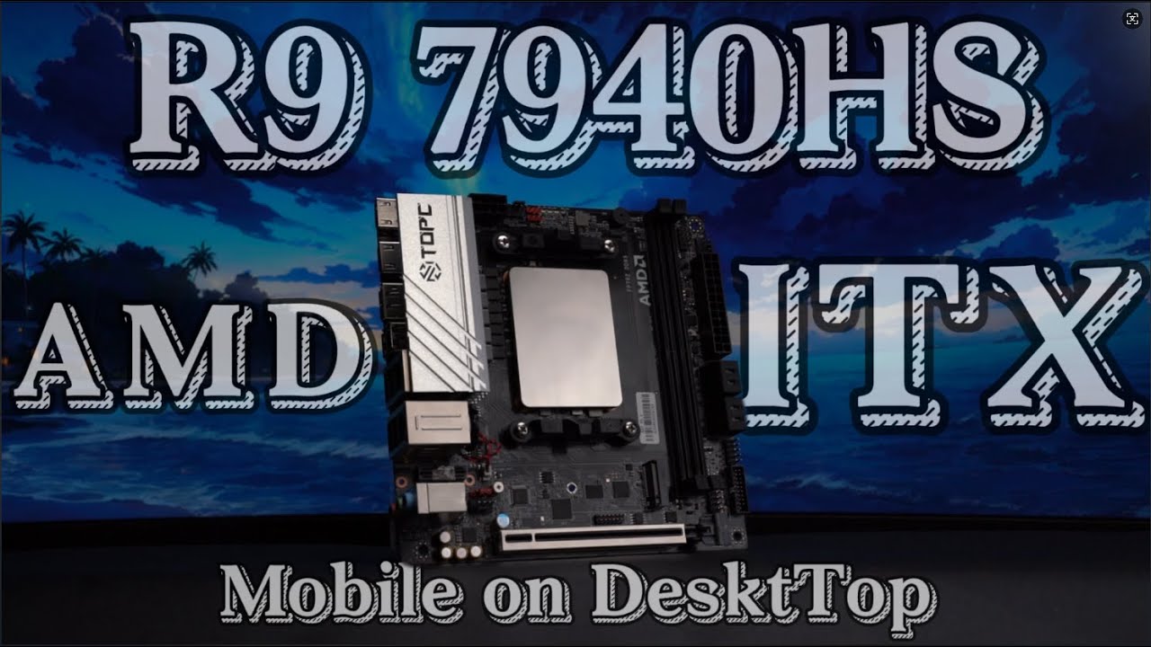 AMD Ryzen 9 7940HS-ITX Onboard CPU Kit - TOPC