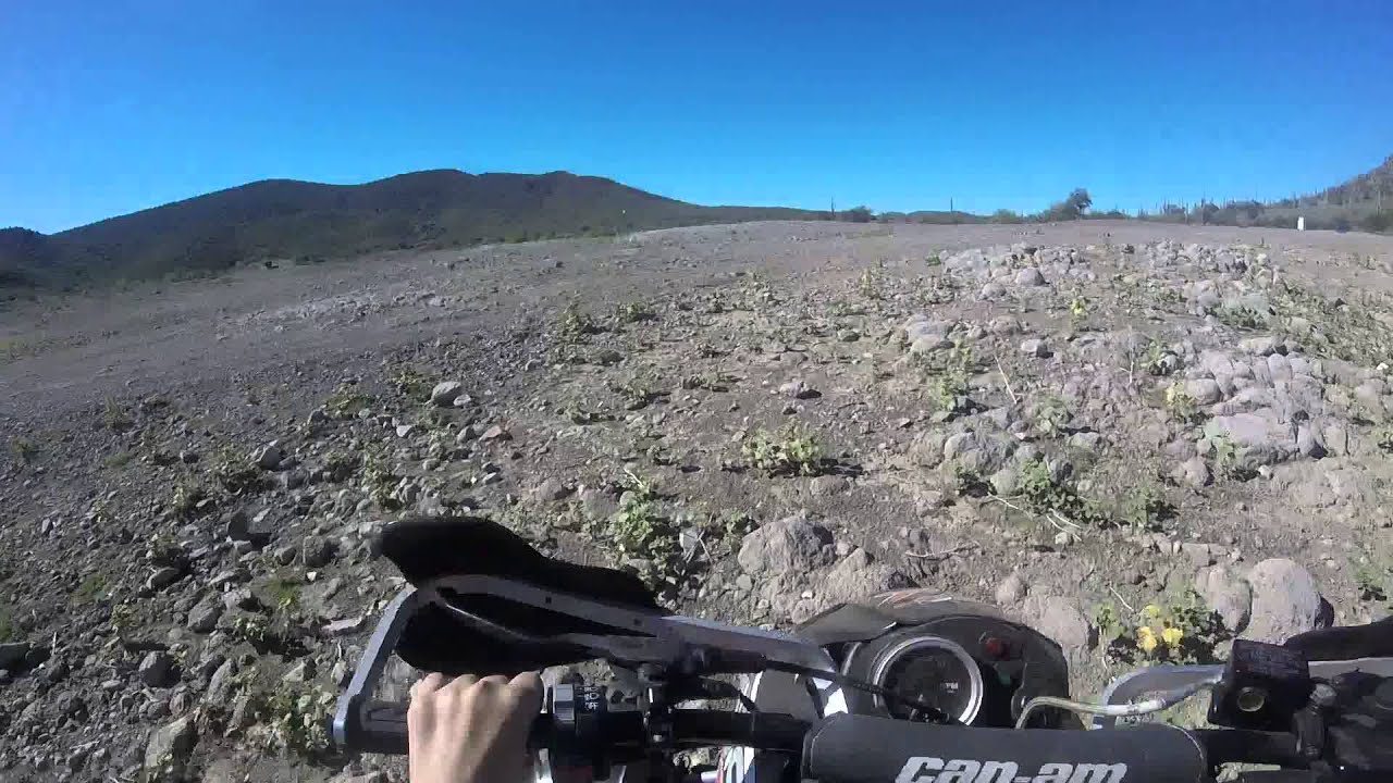 Riding Quad ATV at Lake Pleasant Arizona YouTube
