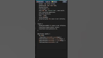Create Wobble Text Animation | CSS Animation | css tutorials #shorts #javascript #developer #coding