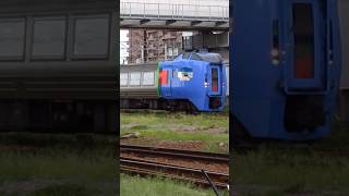 【警笛あり】キハ283系 特急オホーツクが苗穂を出区（発車）する#jr北海道 #電車 #列車 #鉄道