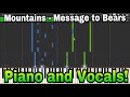 Mountains by Message to Bears - Piano and Vocals!