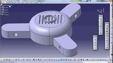 Auxiliary section cut in catia part design