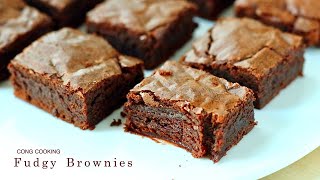 New York Famous Bakery's Secret Recipe ! Just Stir to Make Perfect Fudgy Brownies | Cong Cooking screenshot 4