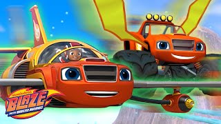 Blaze's Blazing Race #3 w/ Blaster Jet Blaze! | Games for Kids | Blaze and the Monster Machines screenshot 3
