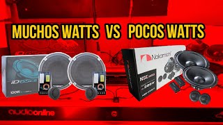 Muchos Watts VS Pocos Watts | Bocinas Directo Al Autoestereo