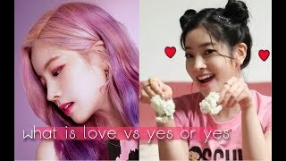 TWICE YES OR YES VS WHAT IS LOVE ( RAP , VOCAL , DANCE ...) screenshot 1