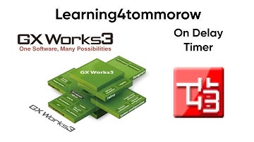 PLC Video 3 On Delay timer GX Works 3 #plcgaming #plc