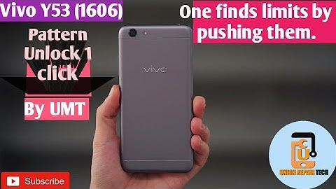 Vivo Y53 (1606) pattern unlock & Google Account remove frp unlock by umt pro 2021