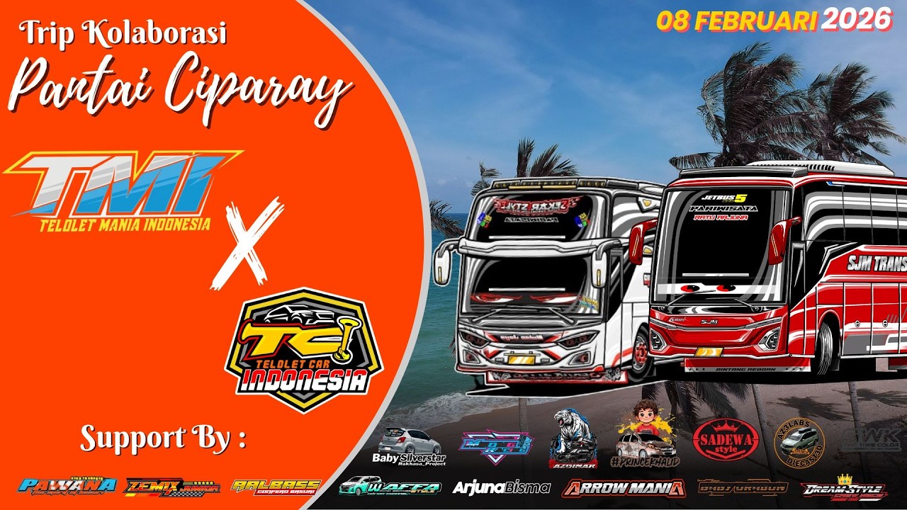 TRIP KOLABORASI TMI x TCI‼️ SEKAR STYLE DAN SJM TRANS ABAH DENY DIBAWA KE ANYER