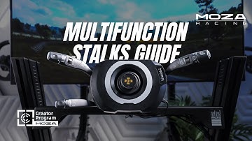 MOZA Multifunction Stalks Guide | MOZA Racing tutorials