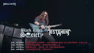 MEGADETH - Breakout Hibernation Of The Nations Europe Tour 2027 We Are A Live Nation