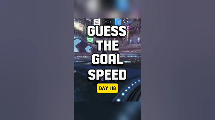 Guess The Goal Speed - DAY 118 #rocketleague #rl #rocketleagueclips