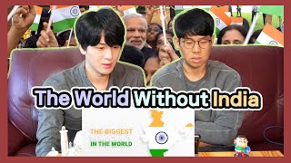 Koreans React to 【The World Without India】 | Fun Facts about why India is great!