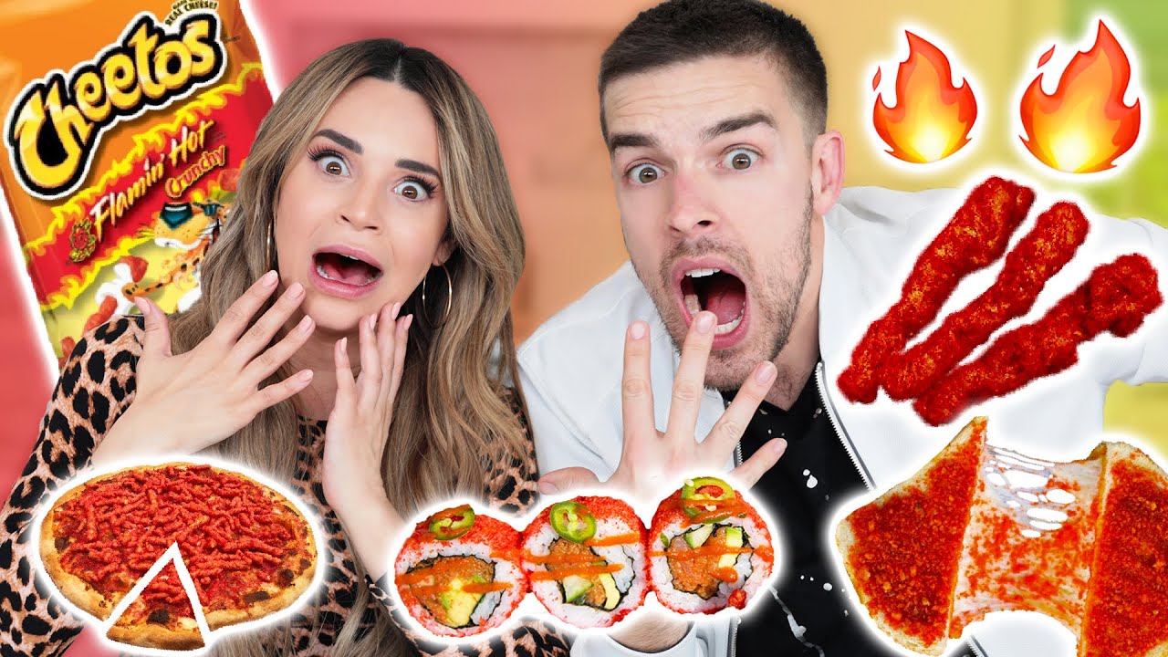 FLAMIN HOT CHEETOS MUKBANG Challenge w/ MATPAT!