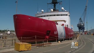 ICEBREAKER:  Aging Coast Guard icebreaker undergoes summer retrofit  at Bay Area drydocks