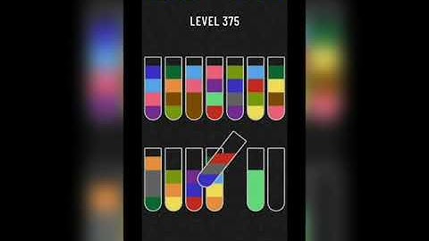 Water sort puzzle level 375