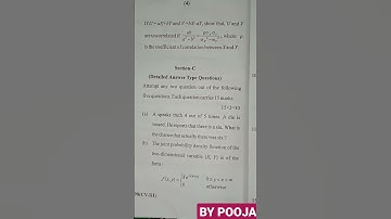 M.A/M.Sc 3rd semester Mathematics (Mathematical Statistics)