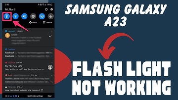 Samsung Galaxy A23 Flashlight not working | How to solve flashlight issues || Flashlight problem