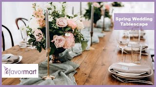 Spring Wedding Tablescape | Shop The Look | eFavormart.com