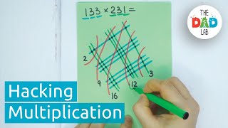 how to multiply using lines maths tricks